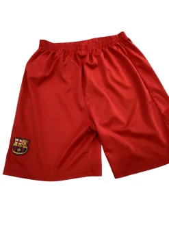 Used FC BARCALONA Soccer Shorts Adt Red MD