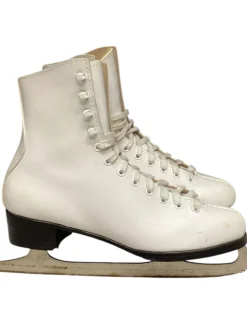 Used FIGURE SKATES Mens Figure Skate White Senior 8