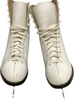 Used FIGURE SKATES Mens Figure Skate White Senior 8