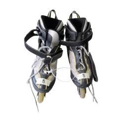 Used Fila PRIMO COMP SZ 8 SKATES Senior Rec Fitness Skates Grey Senior 8