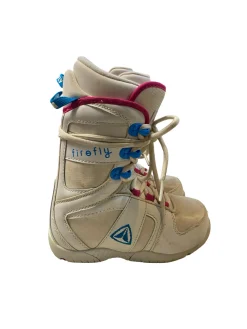 Used Firefly GIRLS BOOTS Girls Snowboard Boots White Junior 02.5