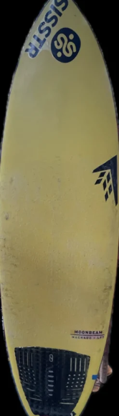 Used FireWire MACHADO MOONBEAM Surfboard Yellow 5Ft 4In