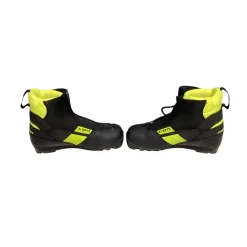 Used Fischer Boys NNN XC Ski Boots Black JR-02