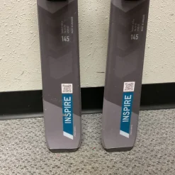 Used Fischer INSPIRE LITE Womens DH Ski/Binding Grey 145 cm