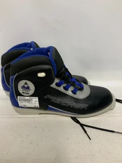 Used Fischer SL SPORT RF Mens SNS XC Ski Boots Black M 10.5
