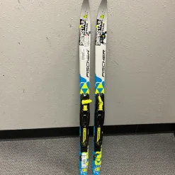 Used Fischer SNOWSTAR TWINSKIN Boys XC Ski/Binding Royal Blue 100 cm