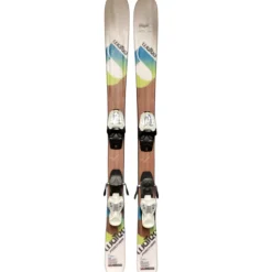 Used Fischer WATEA Girls DH Ski/Binding Brown 110 cm
