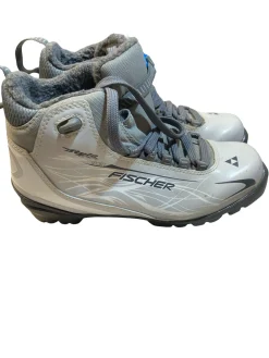 Used Fischer Womens NNN XC Ski Boots Grey M 07-07.5 / W 08-08.5