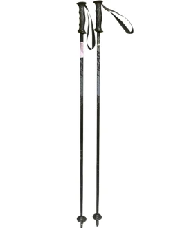 Used FIZAN ACTION Boys DH Ski Pole Black 100 cm / 40 in