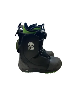 Used Flow BOA Boys Snowboard Boots Black Junior 03