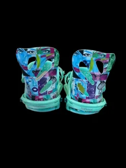 Used Flux JAMES HAUNT Womens Binding Only Teal SM