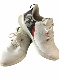 Used Foot Joy Jr Golf Shoes White Junior 03