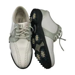 Used Foot Joy Mens Golf Shoes White Senior 6