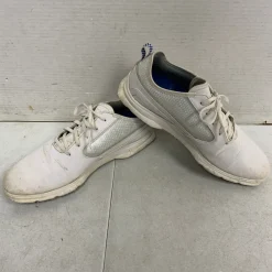 Used Foot Joy Mens Golf Shoes White Senior 10.5
