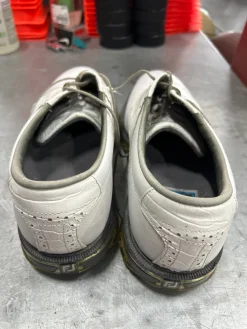 Used Foot Joy Mens Golf Shoes White Senior 10
