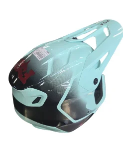 Used Fox NEW V3 DRIP ADULT MOTOCROSS HELMET Adult Helmet Turquoise LG