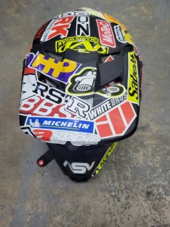 Used Fox V1 DOT LG Motocross Helmets