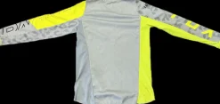 Used Fox Youth Top Grey And Lime SM