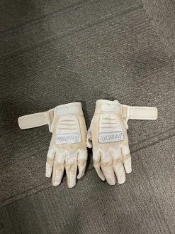 Used Franklin BB/SB Batting Gloves White MD