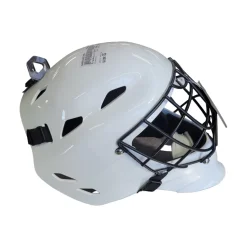 Used Franklin GFM 1500 STREET HELMET Youth Goalie Helmet/Mask White One Size