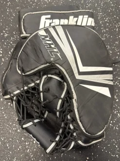 Used Franklin NHL Street Goalie Catcher Jr Black S/M