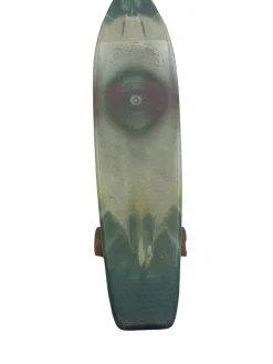 Used Franklin PENNY BOARD Skateboard Deck Only Green 6 1/2"