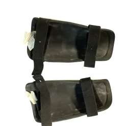 Used Franklin Soccer Shin Guards Junior White MD