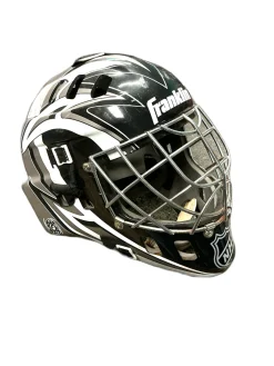 Used Franklin STREET GOAL MASK St Hcky Goalie Helmet Yth Black One Size
