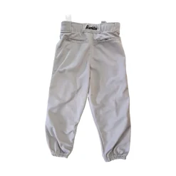 Used Franklin YOUTH BASEBALL PANTS BB/SB Pant Boys Grey LG