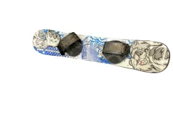Used FREERIDE 110 Boys Board/Binding Royal Blue 110 cm