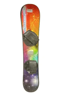Used FREERIDE ESP 110CM Boys Board/Binding Navy Blue And Orange 110 cm