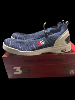 Used 3G ASCENT BOWLING SHOES SZ 8.5M Bowling Shoes White/Red/Navy Senior 8.5