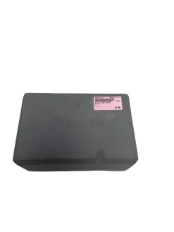 Used Gaiam Yoga Block Grey 9" x 6" x 4"