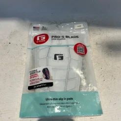Used Gamewear Soccer Shin Guards Adult White LG