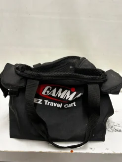 Used Gamma Sports EZ TRAVEL CART BAG ONLY Tennis - Hopper Black