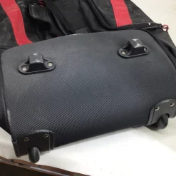 Used GB PADDED WHEELED SOFT TRAVEL BAG Travel Bag Red And Black