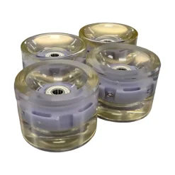 Used GHOST Longboard Wheels Purple