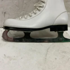 Used Girls Figure Skate White Junior 03