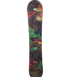 Used GNU B-PRO 149CM SNOWBOARD Womens Snowboard Only Pink And Black 149 cm
