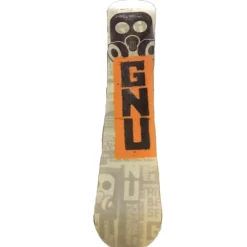 Used GNU Mens Snowboard Only White 157 cm
