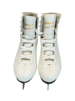 Used Graf MONTANA WomensFigure Skate White Senior 8