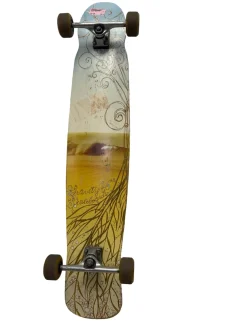 Used Gravity 46" Longboard Complete Skateboard w/ Tracker Trucks