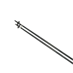 Used GRIPON SUBLIGRAP TECH SKI POLES Mens DH Ski Pole Black 125 cm / 50 in