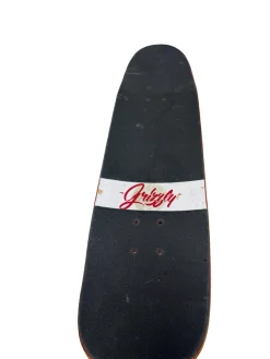 Used GRIZZLY BEWARE OF THE BEAR Skateboard Deck 8 1/4"