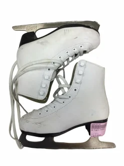 Used GS Girls Figure Skate White Youth 12.0