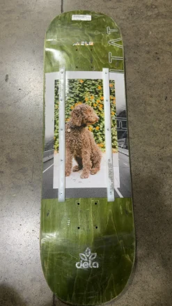 Used Habitat DELATORRE EYE LEVEL DECK Skateboard Deck Only Green Regular