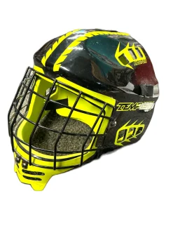 Used HAGEN HELMET/CAGE St Hockey Helmet Only Black One Size