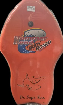Used HAMMER HEAD Body Board Orange 42"