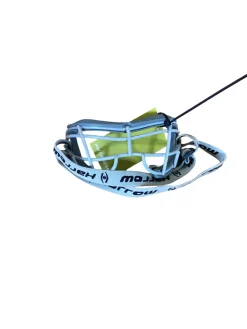 Used Harrow GREY GOGGLES Lacrosse Facial Protect Grey Senior