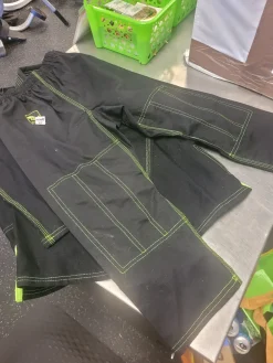 Used HAWK BJJ GI Black Youth